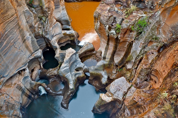 Bourke's Luck Potholes, Panorama Route, Zuid-Afrika